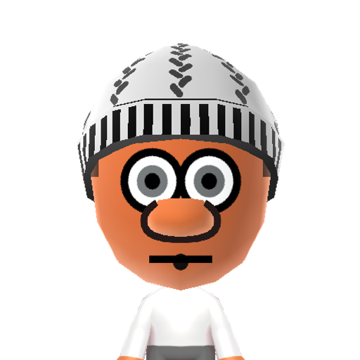 Clumsy Mii character: The clumsy Smurf from "The Smurfs" cartoons and movie.