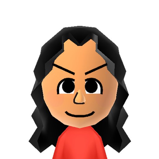 NINTENDO Mii character: This is one of the 101 Miis who would appear in the WaraWara Plaza if the Wii U is not connected to the internet, Since Miiverse was discontinued on 2017, that is always going to happen unless they use a unofficial Miiverse revival.