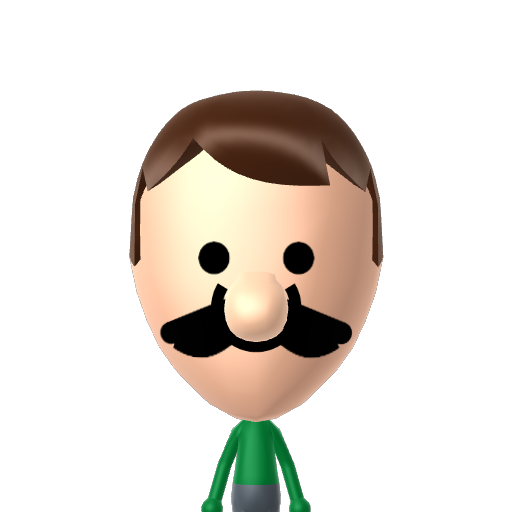 mini Luigi Mii character preview