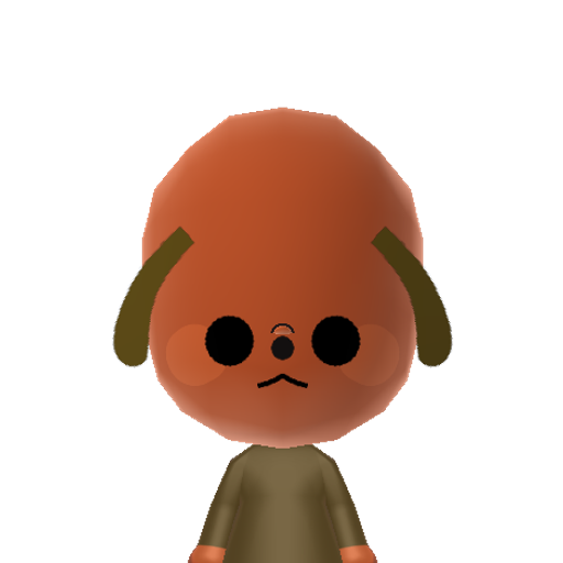 Puppy Mii character preview