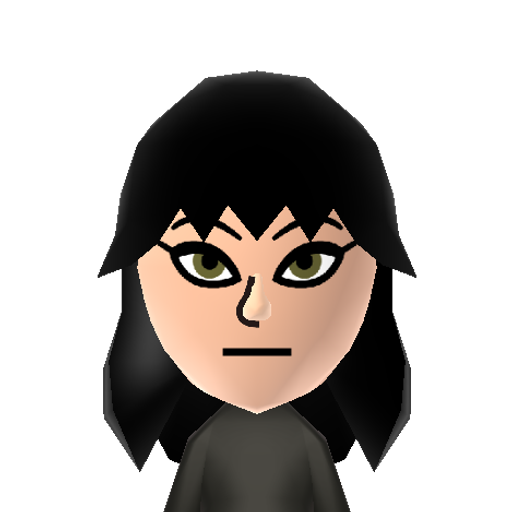 Blake v1 Mii character: One of the main characters in Rooster Teeth's anime web-series "RWBY".