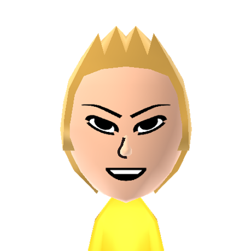 Gilgamesh Mii character: Archer class servant from Fate/Zero and Fate/Stay Night.