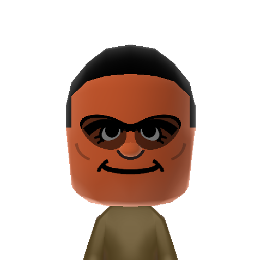 Tric Mii character: Custom CPU Miis made by DezzyTheMaker, also used Mii Olympics in Wii Sports, Mii Olympics in Wii Sports Resort, and Mii Olympics in Wii Party, a Mod for Wii Sports, Wii Sports Resort, and Wii Party respectivel.