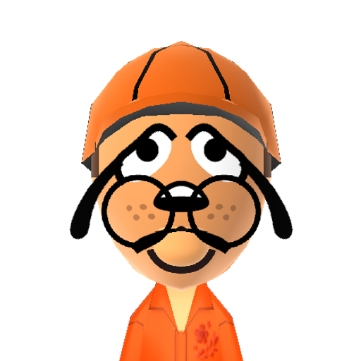 Goofy Mii character preview