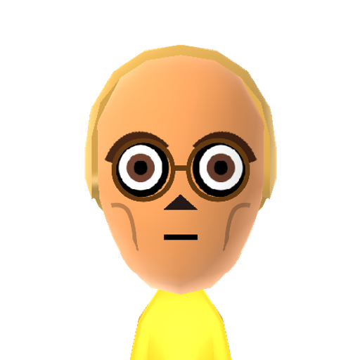 C3PO Mii character: Droid from the Star Wars movies.