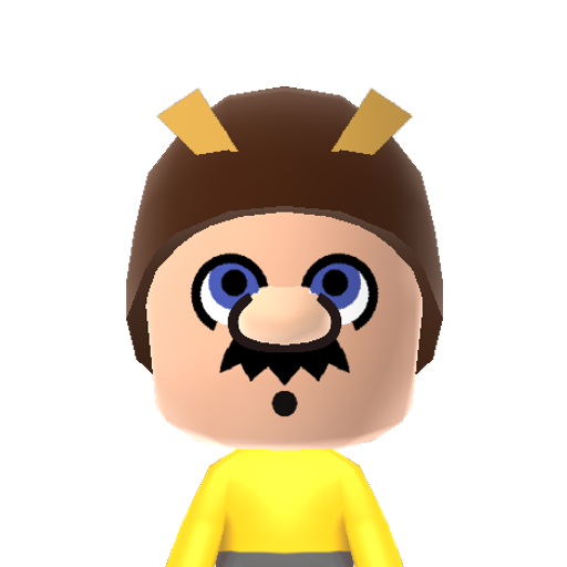 Bee Mario Mii character preview