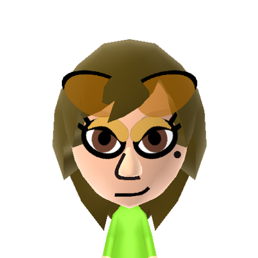 Snivy Mii character: The Grass Snake Pokemon. She is very intelligent and calm. Being exposed to lots of sunlight makes her movements swifter.