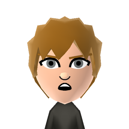Makoto Mii character: Protagonist of the first Danganronpa game, "Danganronpa: Trigger Happy Havoc".