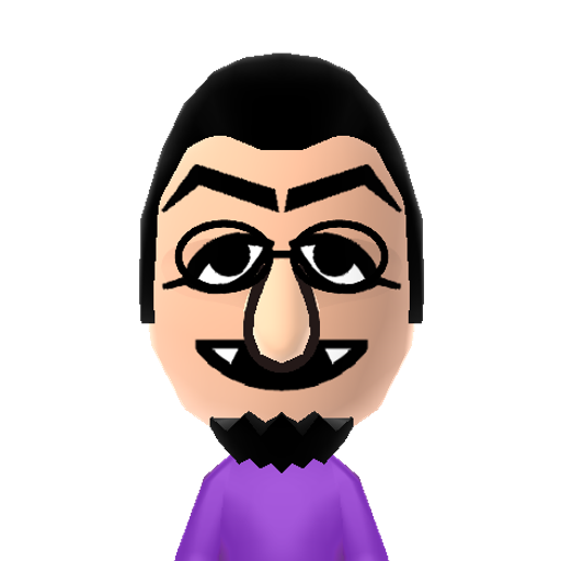 The Count Mii character preview