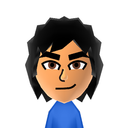 Nick Jonas Mii character: Youngest of the three Jonas Brothers. He sings and plays various instruments.