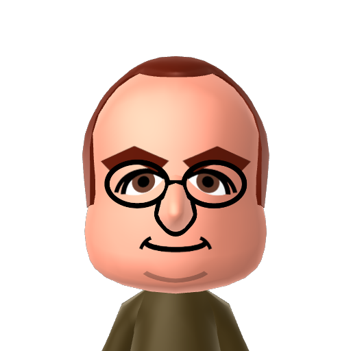 11 Mii character: This Mii is one of the 12 default Miis that will appear in the home menu banner if you have less than 12 Miis saved to the Mii Maker.