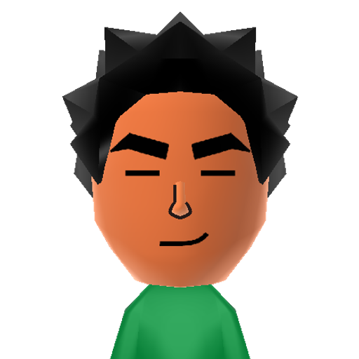 Brock Mii character: Ash's friend from Pokemon.
