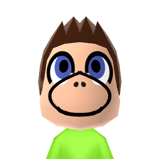 Yoshi Mii character preview