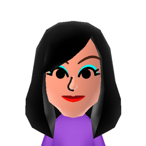 malvina Mii character: A Mii from Last Day of WaraWara Plaza, a mod for Nintendo Wii U (WaraWara Plaza)