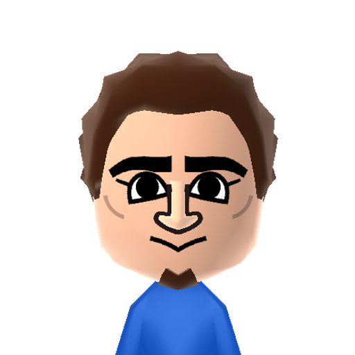 Pedro Mii character: A Mii from Wii Sports Club Resort, a mod for Wii Sports Resort.