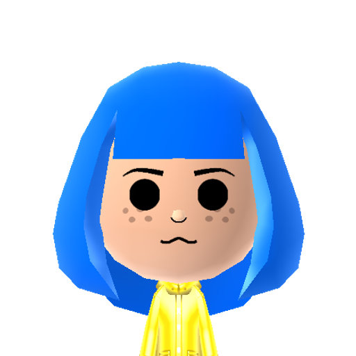 Coraline Mii character preview