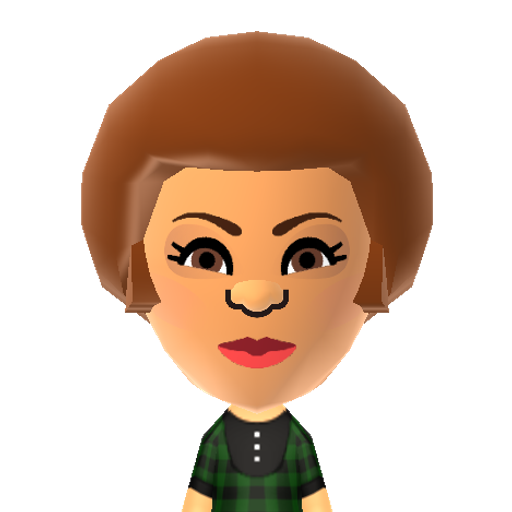 Ice Spice Mii character: By @squeakyrob (TikTok)