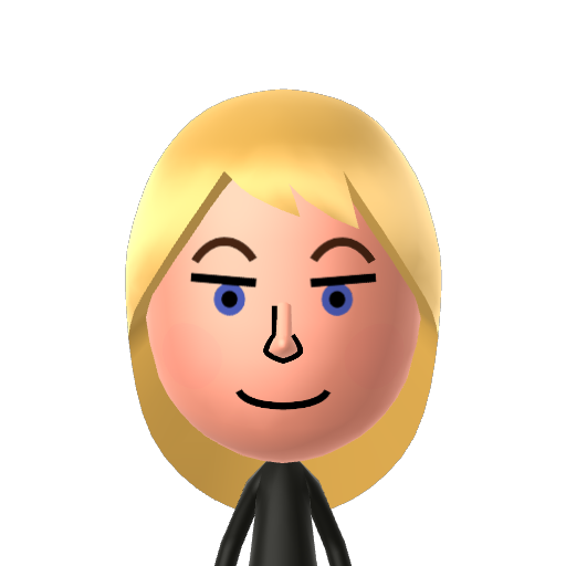 Danica Mii character: A Mii from Wii Sports Resort: Meme Squad, a mod for Wii Sports Resort