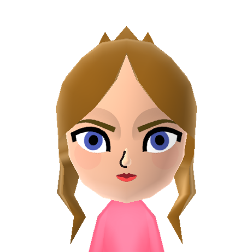 Zelda Mii character: Based on the official Mii of Princess Zelda, unlocked to share and edit!