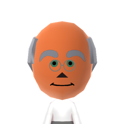 Professor Mii character preview