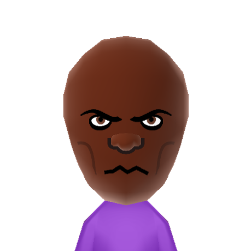 Mace Windu Mii character: Powerful Jedi often regarded as second only to Master Yoda from Star Wars. Played by Samuel L. Jackson.
