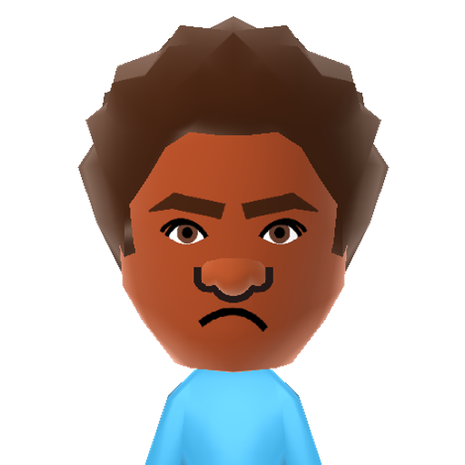 no name Mii character: A Mii from Dillon's Dead-Heat Breakers