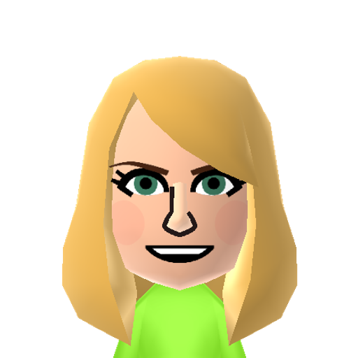 Sarah Mii character preview
