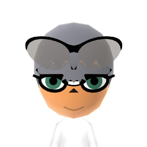 Rouge Bat Mii character: The white female bat from the Sonic the Hedgehog games.