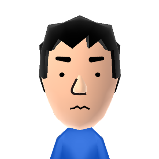 ゆのすけ Mii character: A Mii used for Nintendo Network ID a112016 by ゆのすけ.
