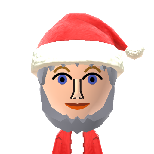 Santa Mii character preview