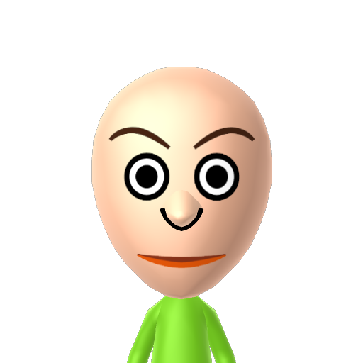 ? Mii character: A Mii uploaded to Check Mii Out Channel (WiiLInk)