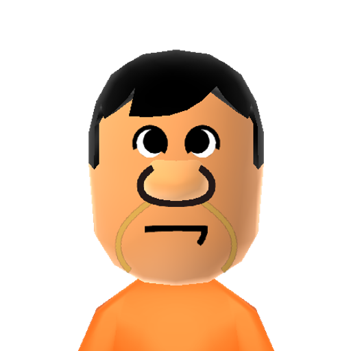 Fred Flint Mii character: The main character from the prehistoric-themed cartoon "The Flintstones".