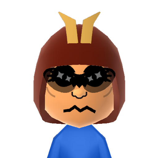 Cap Falcon Mii character: Douglas Jay Falcon is one of the characters in the F-Zero games, and the most popular.