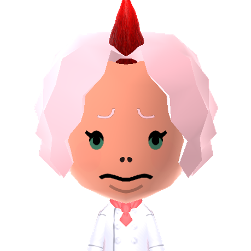 Merengue Mii character: (Source: https://www.reddit.com/r/tomodachilife/comments/1mnd8ye/)