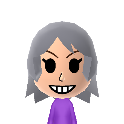 Peacock Mii character preview