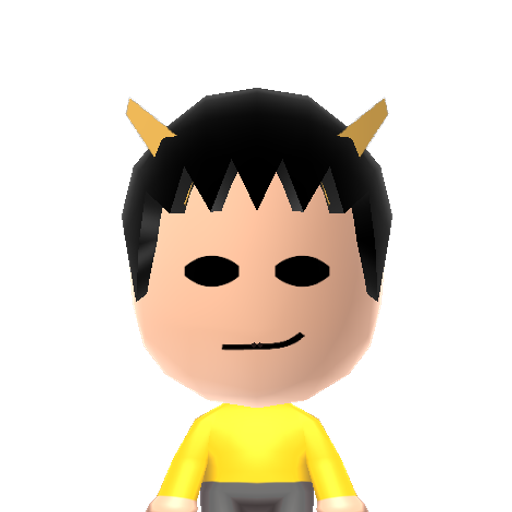Sollux Mii character preview