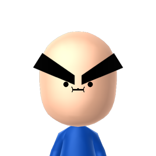 Mr. Gwumpy Mii character: These are extracted and derived from the Mii Central Miis from the 3DS Miitopia.