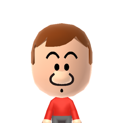 Baby Mario Mii character preview