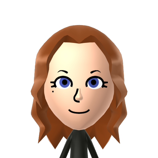 Kelley Mii character: A Mii from Wii Sports Resort: Meme Squad, a mod for Wii Sports Resort