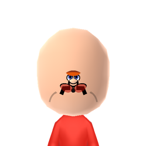 Mario Kart Mii character: A picture of Mario's kart from the Mario Kart games