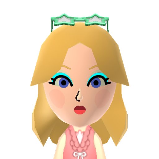 Peach Mii character preview