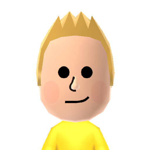 Lucas Mii character preview