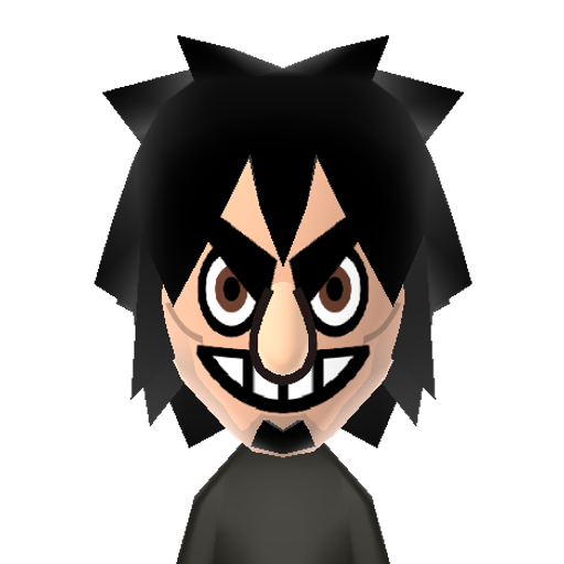 PURE EVIL! Mii character: These are extracted and derived from the Mii Central Miis from the 3DS Miitopia.