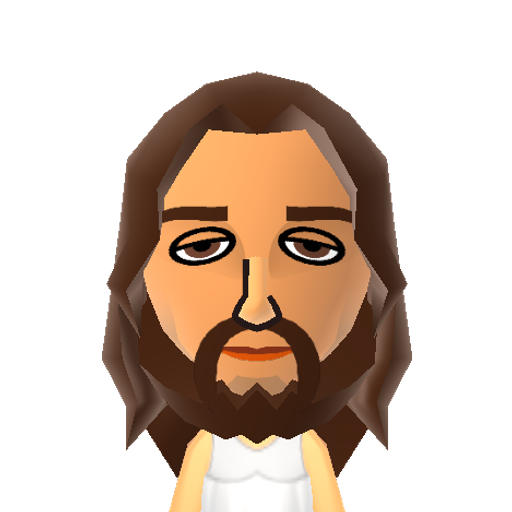 Jesus Mii character preview