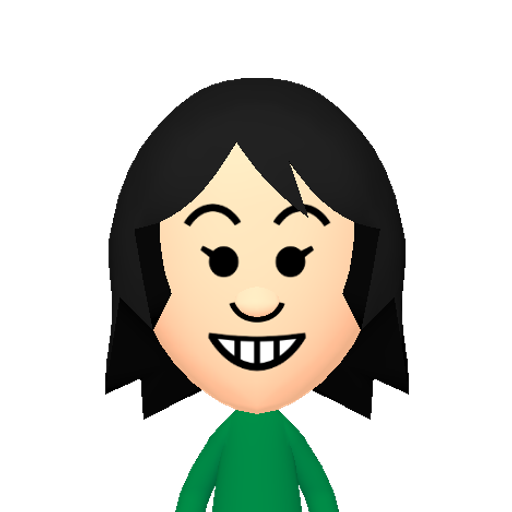 功包匆北匝仟半卉卡占 Mii character: This Mii is from the Switch SDK as a SampleDB Mii.