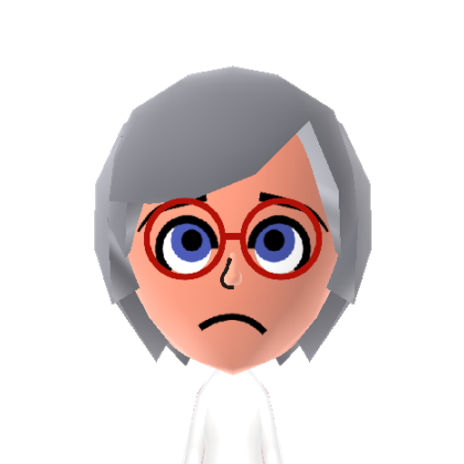 Sadness Mii character preview