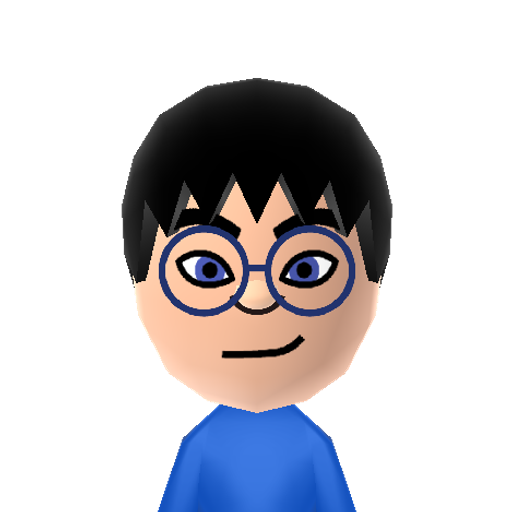Clock Mii character: A Mii from Goiky Sports Resort, a mod for Wii Sports Resort