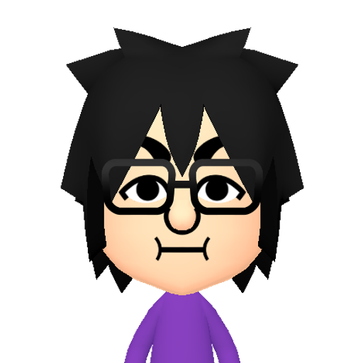 肥服胁周昏鱼兔狐忽狗 Mii character: This Mii is from the Switch SDK as a SampleDB Mii.