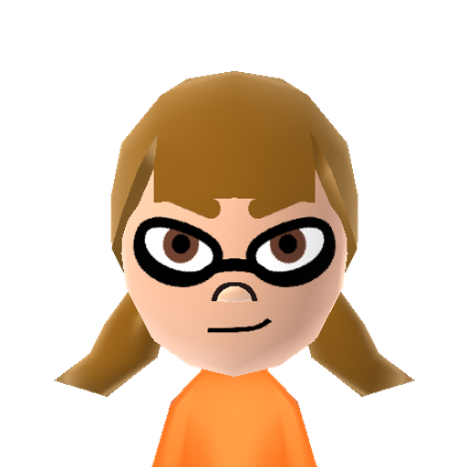 Inkling G. Mii character: From the Nintendo game "Splatoon"