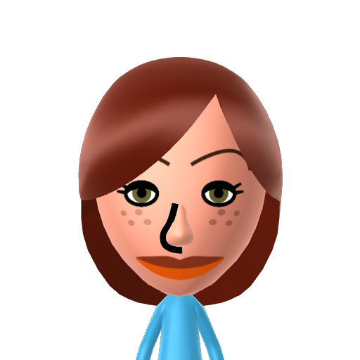 Gwen Mii character: A Mii from Hasbro Family Game Night 3